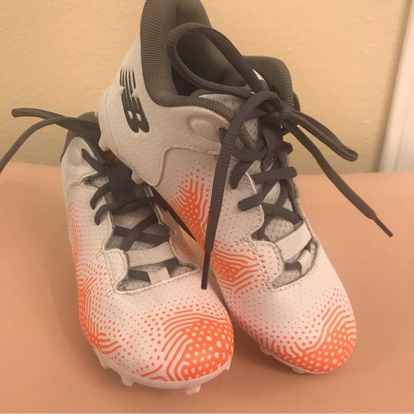 New Balance Other - New Balance Freeze 3.0 | White/Orange Youth Cleats